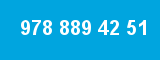 978 889 42 51 978 889 42 51